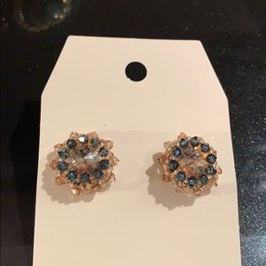 Swarovski crystal post earrings
